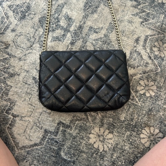 Kate Spade Black Quilted Crossbody Bag with Gold Accents - Picture 6 of 7